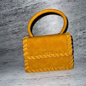 Mini faux suede bag #missguided